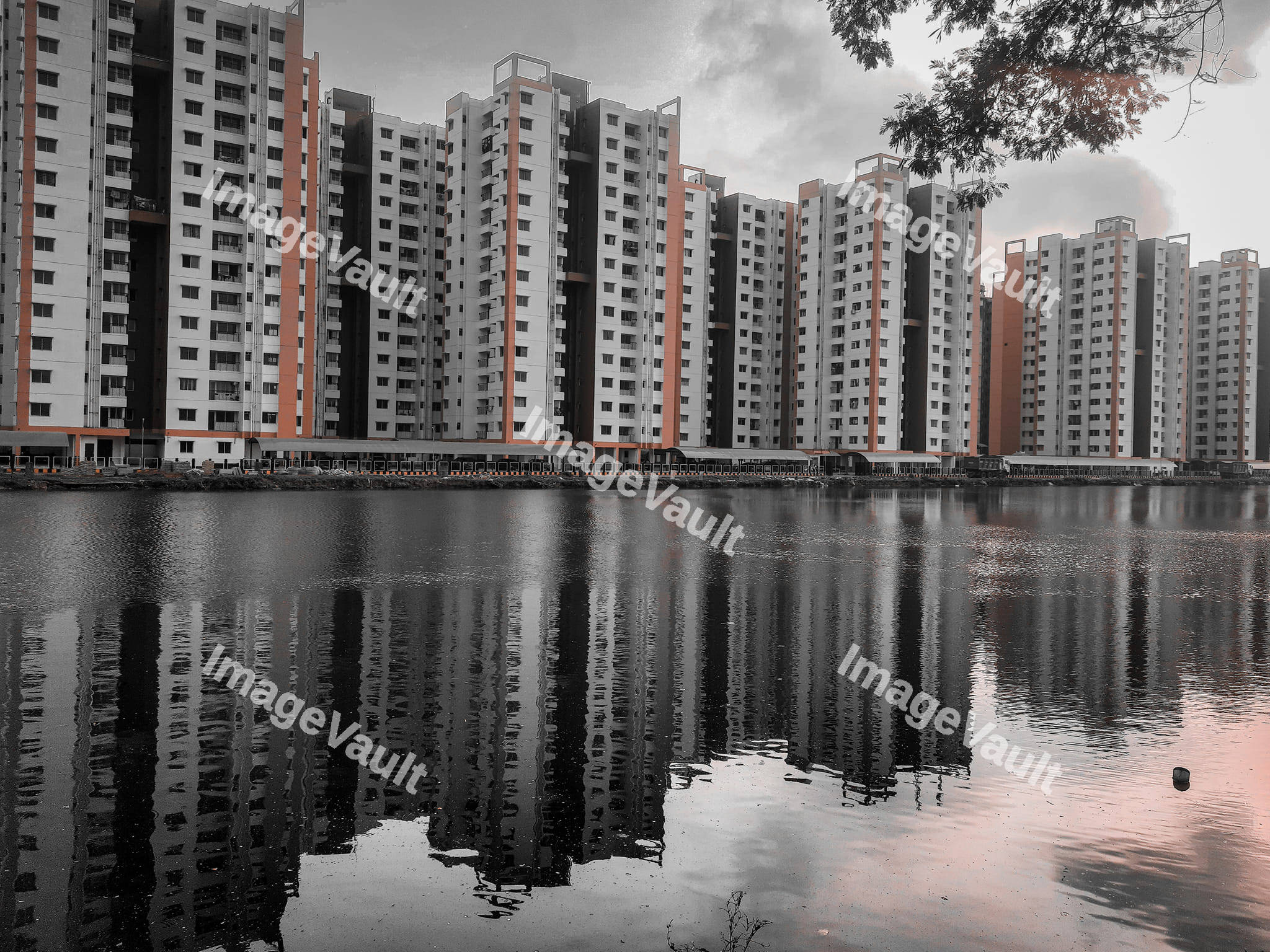 A complex of buildings